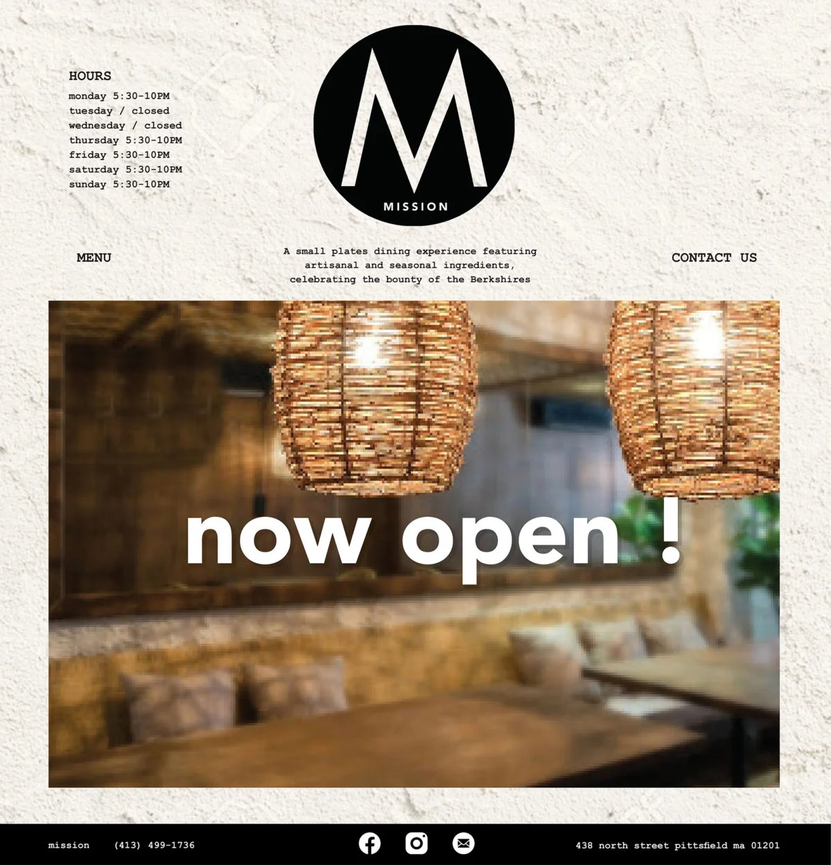 Mission Website Wireframe